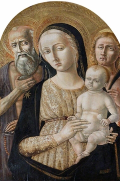 Madonna and Child with Saint Jerome and Saint Sebastian by Matteo di Giovanni