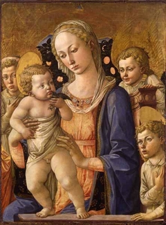 Madonna and Child with Saint John by Francesco Pesellino