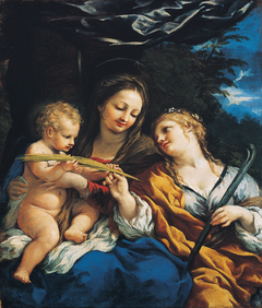 Madonna and Child with Saint Martina by Pietro da Cortona