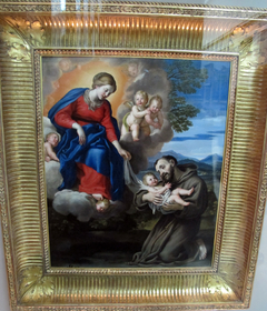 Madonna and Child with St. Francis by Domenichino