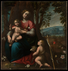 Madonna and Child with the Infant Saint John the Baptist by Orsola Maddalena Caccia