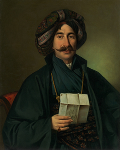 Man in Ottoman dress by Giuseppe Tominz