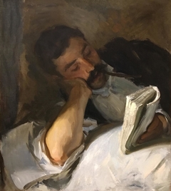 Man Reading (Nicola d’Inverno) by John Singer Sargent