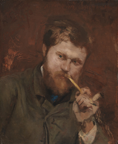 Man Smoking a Pipe by Jean-Alexandre-Joseph Falguière