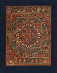 Mandala of the Buddhist Deity Chakrasamvara by Anonymous