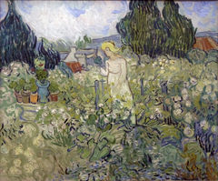 Miss Gachet in her garden at Auvers-sur-Oise by Vincent van Gogh