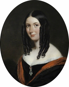 Mary Elizabeth Williams, Mrs George Hammond Lucy (1803 – 1890) by Richard Buckner