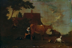 Milking the cow by Norbert Grund