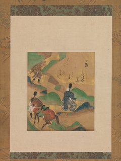 “Mount Utsu” (Utsu no yama), from The Tales of Ise (Ise monogatari) by Tawaraya Sōtatsu