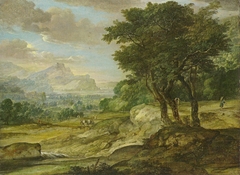 Mountain Landscape by Eglon van der Neer