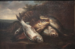 Nature morte aux carpes by Nicola Maria Recco