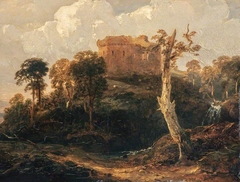 Newark Castle by Copley Fielding