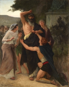 Oedipe maudit son fils Polynice by Émile Friant