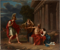 Oedipus at Colonus by Jean-Antoine-Théodore Giroust