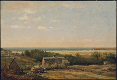 Old Homestead by the Sea by Worthington Whittredge