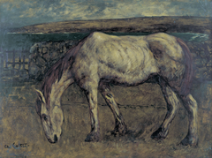 Old Horse in the Wasteland by Charles Cottet