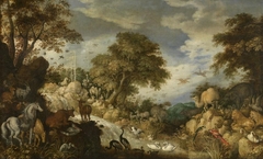 Orpheus en de dieren by Roelant Savery