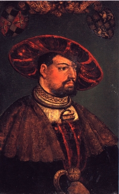 Painting of Eitelfriedrich III von Zollern (1520) by Master of Meßkirch