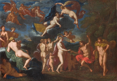 Paris Giving Venus the Apple by Johannes van Haensbergen