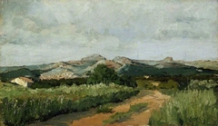 Paysage provençale, 1869 by Paul Guigou