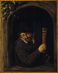 ''Peasant at a Window'' by Adriaen van Ostade