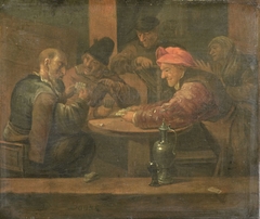 Peasants Playing Cards by Daniel Boone