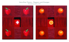 Peppers and Oranges - conundrums by Vera Ema Tataro