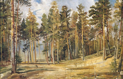 Pines. Sunny day by Ivan Shishkin