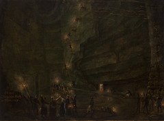 Pond in the Salt Mine at Wieliczka by Teodor Baltazar Stachowicz