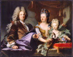 Portrait de la famille Le Juge by After Hyacinthe Rigaud