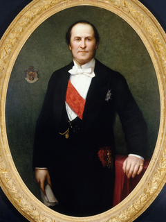 Portrait du baron Haussmann (1809-1891), préfet de la Seine (1853-1870) by Henri Lehmann