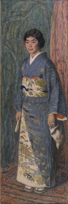 Portrait of a Japanese Woman (Mrs. Kuroki) by Edmond Aman-Jean