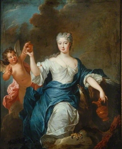 Portrait of a Lady of the Time of Louis XV Dressed as Hebe by Jean-Marc Nattier