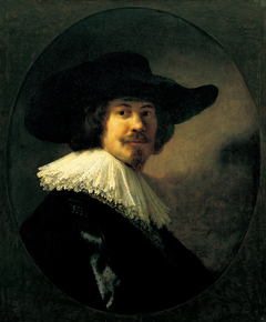 Portrait of a Man in a Broad-Brimmed Hat by Rembrandt