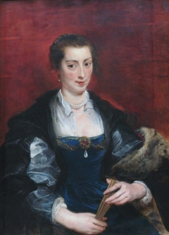 Portrait of a woman, traditionally identified as Isabella Brant, circa 1620-1622 by Peter Paul Rubens