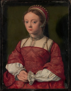 Portrait of a Young Woman by Anonymous