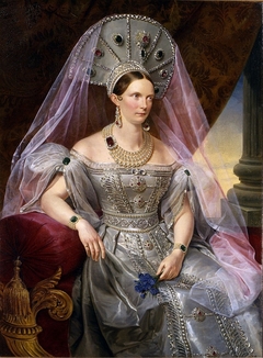 Portrait of Alexandra Feodorovna (Charlotte of Prussia) by Franz Krüger