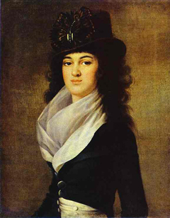 Portrait of Anna Lopukhina by Jean-Louis Voille