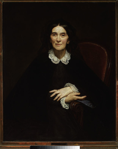 Portrait of artist’s mother by Leon Kapliński