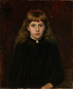 Portrait of Dagny Kiær by Peter Nicolai Arbo