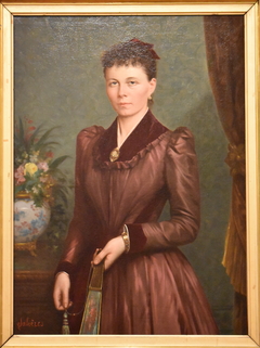 Portrait of Elisabeth Azema by Paul-Narcisse Salières