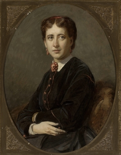 Portrait of Emilia Mielżyńska née Bnińska by Józef Simmler