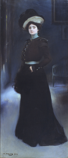 Portrait of Isabel Llorach by Ramón Casas