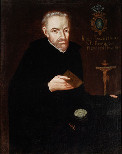 Portrait of Jerzy Tyszkiewicz, Leliwa coat of arms (1571–1625), provincial superior in the Jesuit Order by Anonymous