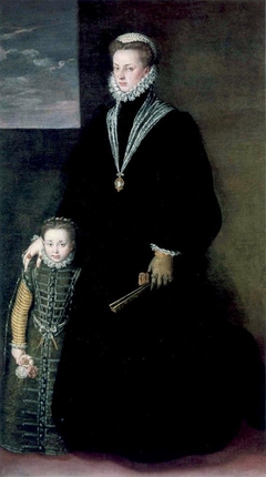 Portrait of Juana of Austria with a Young Girl by Sofonisba Anguissola