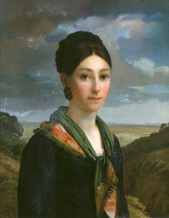 Portrait of Madelaine Jacot-Guillarmod by Léopold Robert