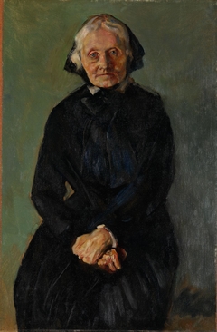 Portrait of Marie Krohg, the Artist's Aunt by Christian Krohg