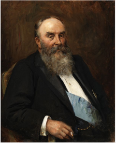 Portrait of Mervyn Wingfield, 7th Viscount Powerscourt (1844-1904) by Sarah Purser