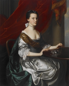 Portrait of Mrs. Theodore Atkinson Jr. by John Singleton Copley