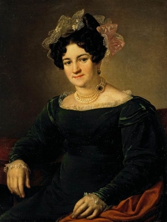 "Portrait of P.I. Sapoznikova" by Vasily Tropinin